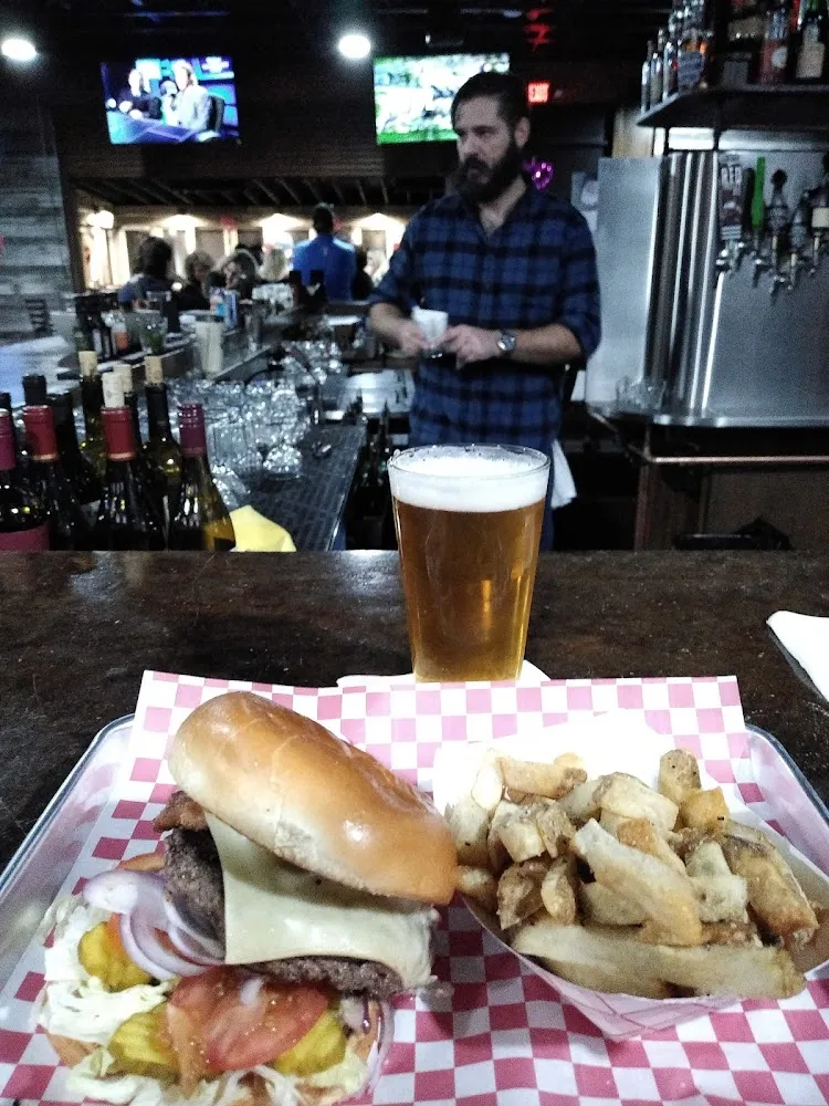 House Burger and Fries